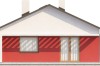 Projekt domu Wołowiec N DM-6498 N, parterowy, bez podpiwniczenia - elewacja lewa