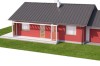 Projekt domu Wołowiec N DM-6498 N, parterowy, bez podpiwniczenia - model