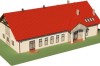 Projekt restauracji K-24 B, parterowy z antresolą, niepodpiwniczony, bez garażu - model