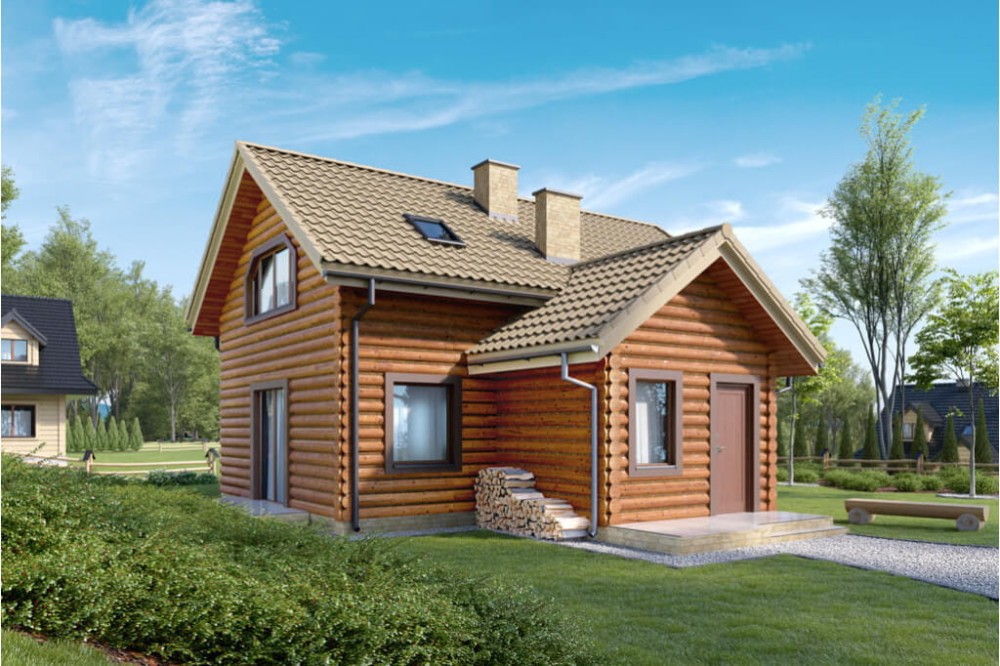Projekt domu L-6538 - wykończenie elewacji