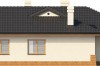 Projekt domu Gorzków 2 L-6331, parterowy, z garażem dwustanowiskowym, bez podpiwniczenia - elewacja prawa