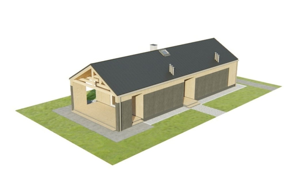 Projekt domu Merino 2 L-6780, parterowy, jednorodzinny, bez garażu, bez podpiwniczenia - model