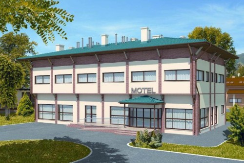 Projekt budynku K-11 - wykończenie elewacji