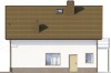 Projekt domu Dalin DM-6534, parterowy z poddaszem, bez garażu, niepodpiwniczony - wizualizacja elewacji prawej