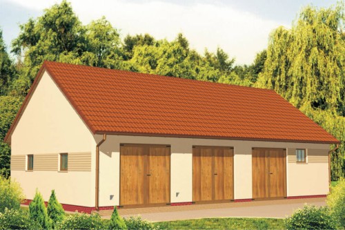 Projekt budynku ZG-22 - wykończenie elewacji