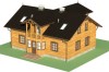 Projekt domu Krosna 2 L-6480, parterowy z poddaszem mieszkalnym, bez podpiwniczenia -model