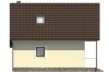 Projekt domu Krasiczyn B DM-6223 B, parterowy z poddaszem mieszkalnym, podpiwniczony - elewacja prawa
