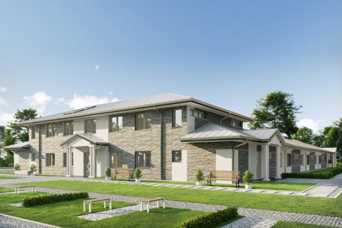 Projekt budynku K-126 - wykończenie elewacji