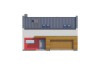 Projekt domu Magnolin 2 L-6557, parterowy z poddaszem użytkowym, jednorodzinny, nowoczesny - elewacja frontowa