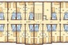 Projekt hotelu LK-74, dwupiętrowy, podpiwniczony, bez garażu - rzut drugiego piętra