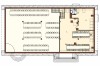 Projekt domu weselnego LK-42, parterowy z antresolą, bez podpiwniczenia, bez garażu - rzut poddasza