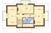 Projekt domu Helenówka L-6216, parterowy, z garażem, z poddaszem mieszkalnym, bez podpiwniczenia - rzut poddasza