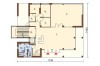 Projekt budynku biurowego LK-30, 5-kondygnacyjny, bez podpiwniczenia, bez garażu - rzut parteru