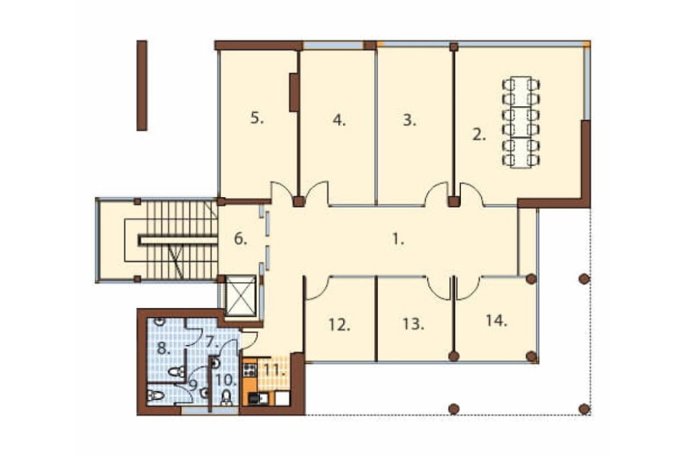 Rzut pierwszego piętra