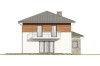 Projekt domu Igetio 2 L-6679, piętrowy z garażem, jednorodzinny -  wizualizacja elewacji ogrodowej