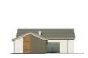 Projekt domu Cularo 2 L-6732, parterowy, z garażem dwustanowiskowym, niepodpiwniczony - elewacja ogrodowa