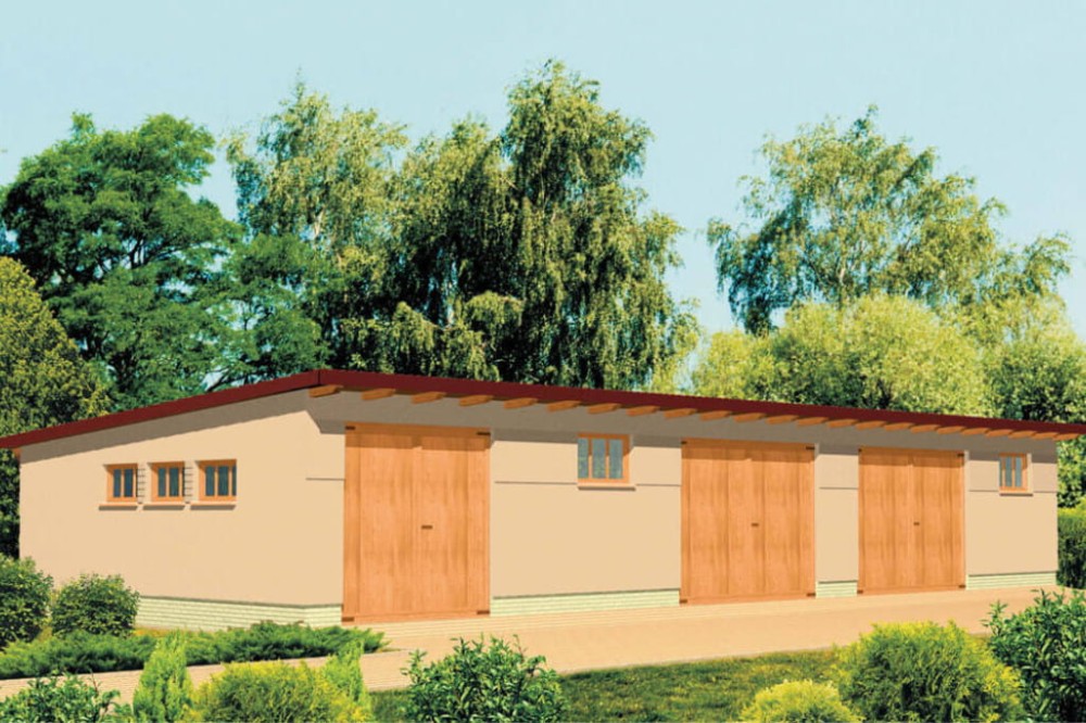 Projekt budynku ZG-24 - wykończenie elewacji