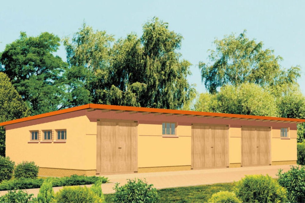 Projekt budynku ZG-24 - wykończenie elewacji