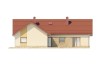 Projekt domu Polanio 2 L-6759, parterowy, dwulokalowy, z garażem jednostanowiskowym, bez podpiwniczenia - elewacja ogrodowa