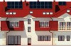 Projekt hotelu LK-21, budynek piętrowy z poddaszem użytkowym, bez podpiwniczenia - elewacja prawa