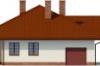 Projekt domu Ełk 2 L-6471, parterowy, jednorodzinny, dworkowy, z garażem -elewacja lewa
