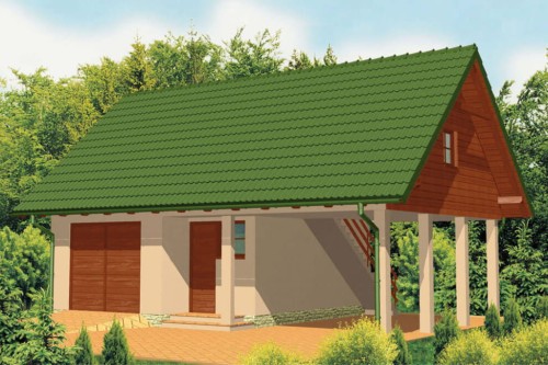 Projekt domu ZG-37  - wykończenie elewacji