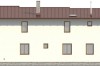 Projekt domu Izdebnik DM-6488, piętrowy, jednorodzinny, nowoczesny, z garażem - elewacja ogrodowa