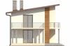 Projekt domu Izdebnik DM-6488, piętrowy, jednorodzinny, nowoczesny, z garażem - elewacja lewa