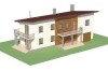 Projekt domu Izdebnik DM-6488, piętrowy, jednorodzinny, nowoczesny, z garażem - model