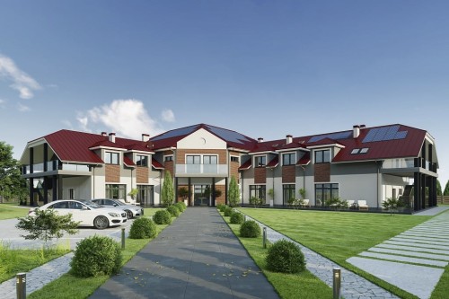 Projekt budynku K-140 - wykończenie elewacji