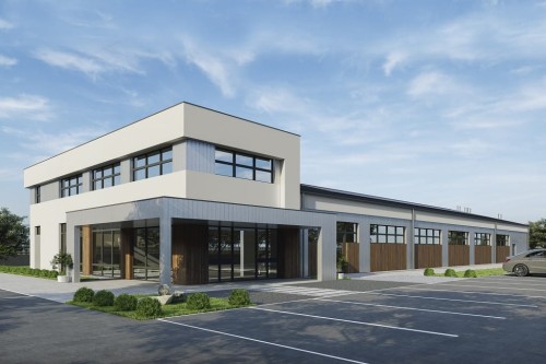 Projekt budynku K-141 - wykończenie elewacji