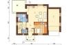 Projekt domu Kalinowice L-6183, parterowy z poddaszem mieszkalnym, bez podpiwniczenia - rzut parteru