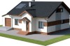 Projekt domu Barwinkowo 2 L-6565, parterowy, niepodpiwniczony z garażem jednostanowiskowym oraz antresolą - model