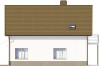 Projekt domu Dalin 2 L-6534, parterowy z poddaszem, bez garażu, niepodpiwniczony - wizualizacja elewacji prawej