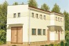 Projekt budynku gospodarczego ZG-23, parterowy z poddaszem użytkowym, bez podpiwniczenia - kolorystyka wersja 1