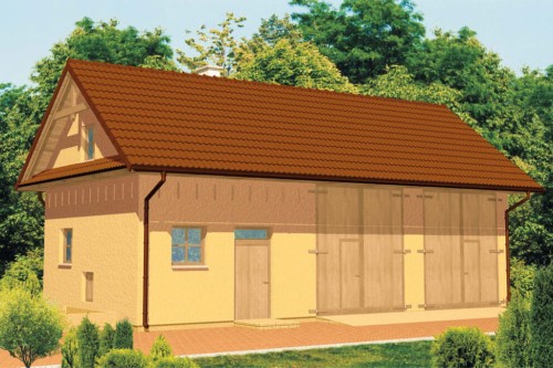 Projekt budynku ZG-07 - wykończenie elewacji