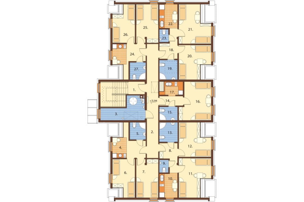 Rzut piętra / antresoli