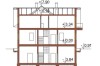 Projekt domu Konradów 2 L-6327, jednorodzinny, parterowy z poddaszem mieszkalnym, podpiwniczony - przekrój A-A