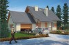Projekt domu Sosnowa G L-6190 G, parterowy, z poddaszem użytkowym, jednorodzinny, tradycyjny, z garażem dwustanowiskowym, z podpiwniczeniem-kolorostyka wersja 1