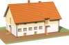 Projekt obory, chlewni ZG-04, parterowy ze strychem, bez podpiwniczenia - model