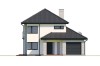 Projekt domu Mursa 2 L-6801, piętrowy, niepodpiwniczony, z garażem jednostanowiskowym - wizualizacja elewacji frontowej