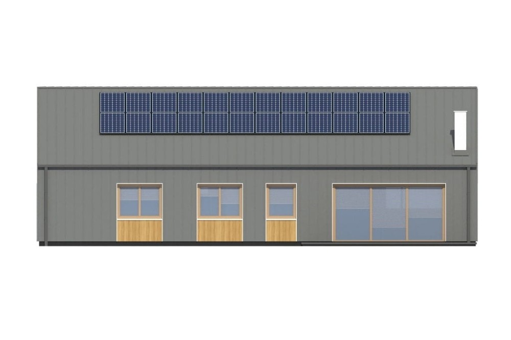 Projekt domu L-6788 - elewacja ogrodowa