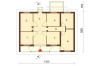 Projekt stajni ZG-56, parterowy, ze strychem, bez podpiwniczenia - rzut parteru