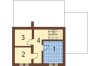 Projekt domu Przysieka DM-5531,  parterowy z poddaszem mieszkalnym, częściowo podpiwniczony, z garażem - rzut piwnicy