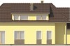 Projekt domu Świdnica L-5588, parterowy z użytkowym poddaszem, niepodpiwniczony, z garażem - elewacja lewa