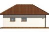 Projekt garażu jednostanowiskowego LZG-32, parterowy, bez podpiwniczenia - elewacja prawa