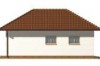 Projekt garażu jednostanowiskowego ZG-32, parterowy, bez podpiwniczenia - elewacja lewa