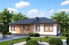 Projekt domu Rojków N L-6087 N, parterowy, bez podpiwniczenia - kolorystyka wersja 3