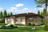 Projekt domu Chraboty DM-6202, parterowy bez podpiwniczenia - kolorystyka wersja 2