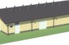 Projekt stajni ZG-72, parterowy, niepodpiwniczony - model